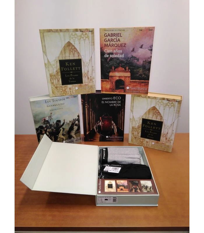 BOXER ALGODÓN  PACK REGALO LIBROS (2 UDS.) PUNTO BLANCO