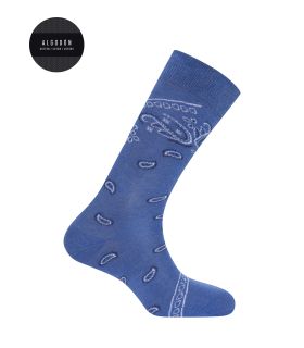 CALCETÍN DE ALGODÓN BANDANA JEANS COLECCIÓN