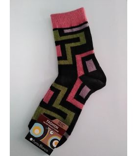 CALCETÍN FANTASÍA LANA PUNTO BLANCO