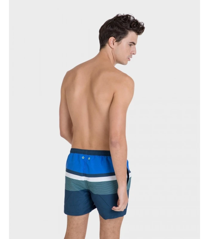 BAÑADOR DE CABALLERO RAYAS AZUL