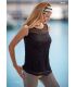 CAMISETA DE MUJER SIN MANGA LOO TRIANGLES MODAL