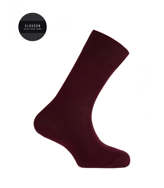 CALCETÍN DE ALGODÓN CÁLIDO PUNTO BLANCO