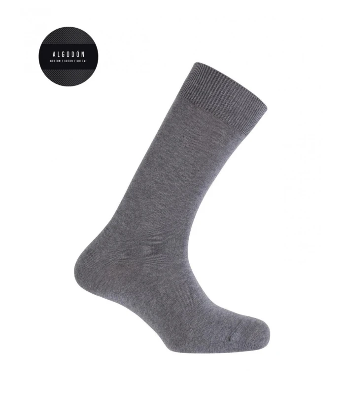 CALCETÍN DE ALGODÓN CÁLIDO PUNTO BLANCO