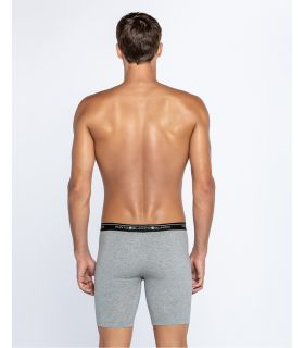 BÓXER CICLISTA DE ALGODÓN BASIX PUNTO BLANCO