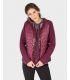 CHAQUETA DE MUJER CON CREMALLERA COLOR PÚRPURA