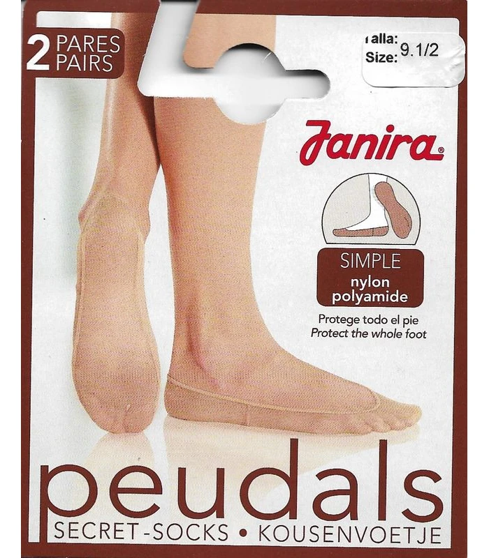 PINKIES PEUDALS NYLON SIMPLE (2 PARES) JANIRA