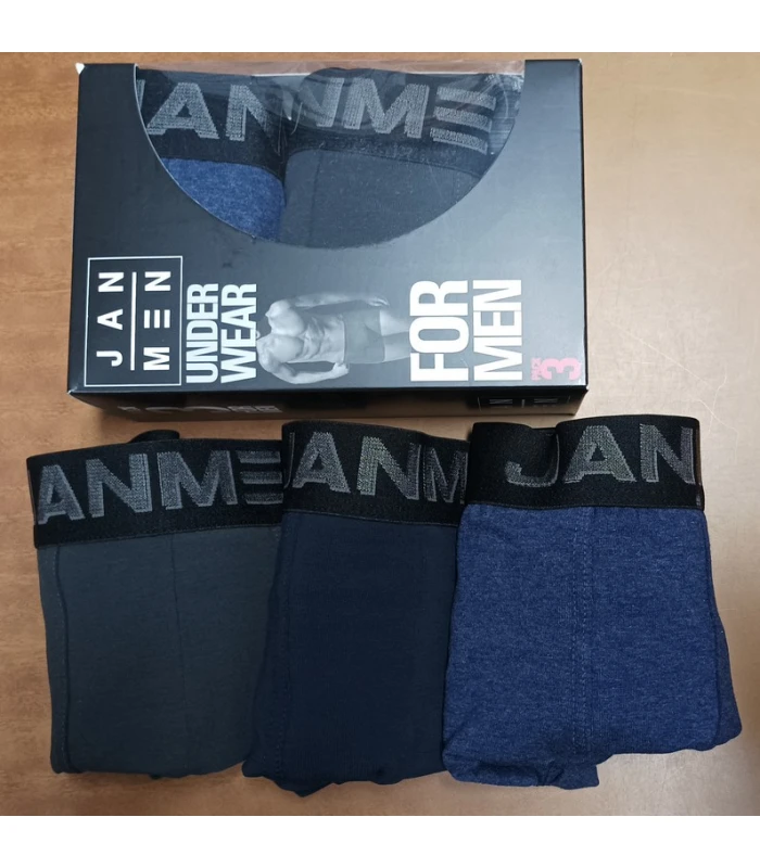 BOXER SUPREME ALGODÓN JANMEN PACK 3 UDS.