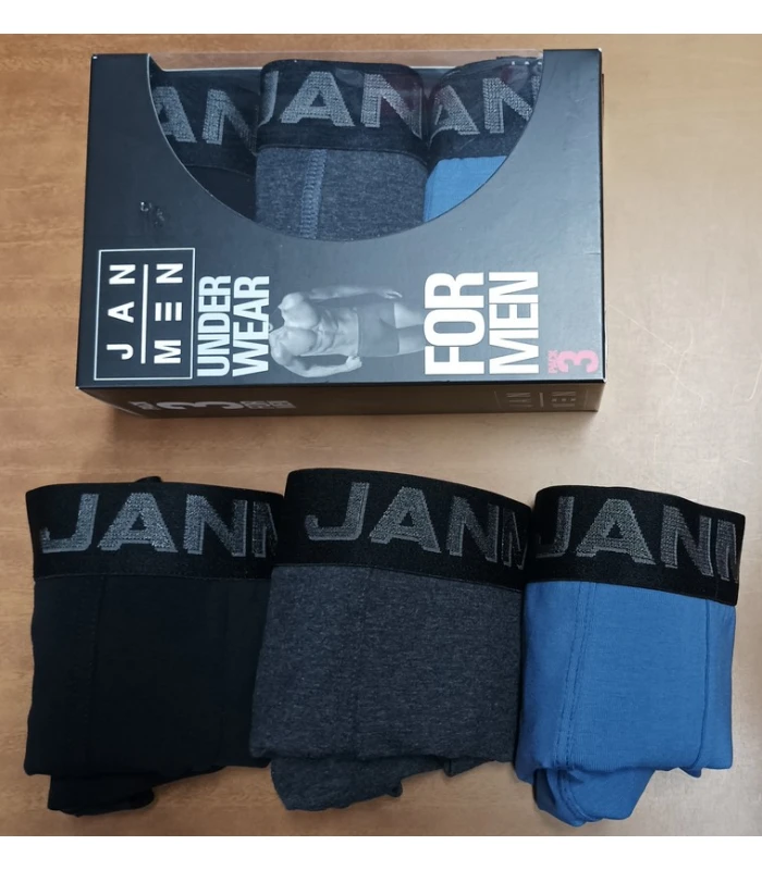 BOXER SUPREME ALGODÓN JANMEN PACK 3 UDS.