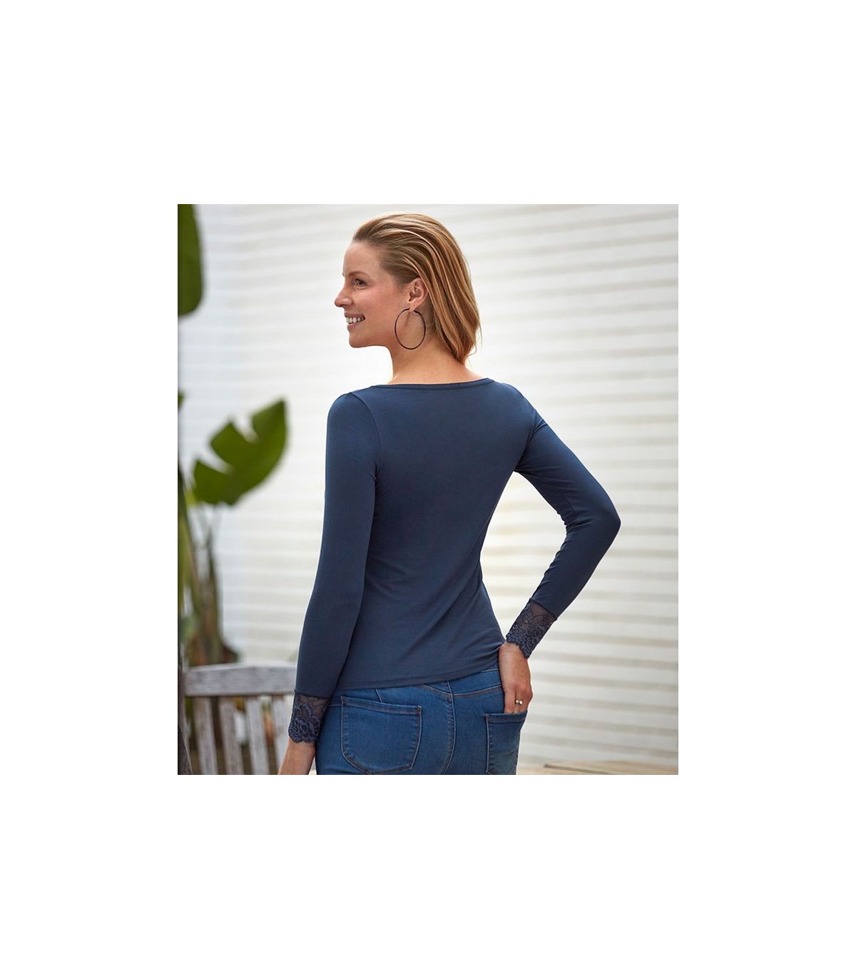 CAMISETA GRETA MODAL MANGA LARGA JANIRA