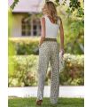PANTALONES DE MUJER LOO DAISIES ESTAMPADO JANIRA