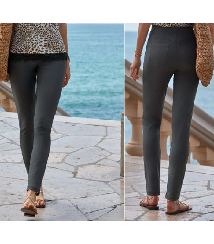 PANTALONES DE MUJER S.K. FRESH PIQUÉ LISO FRESCO JANIRA