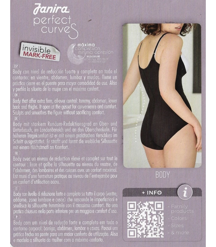 BODY FAJA PERFECT CURVES SIN SUJETADOR JANIRA