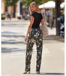PANTALONES DE MUJER LOO OASIS ESTAMPADO JANIRA
