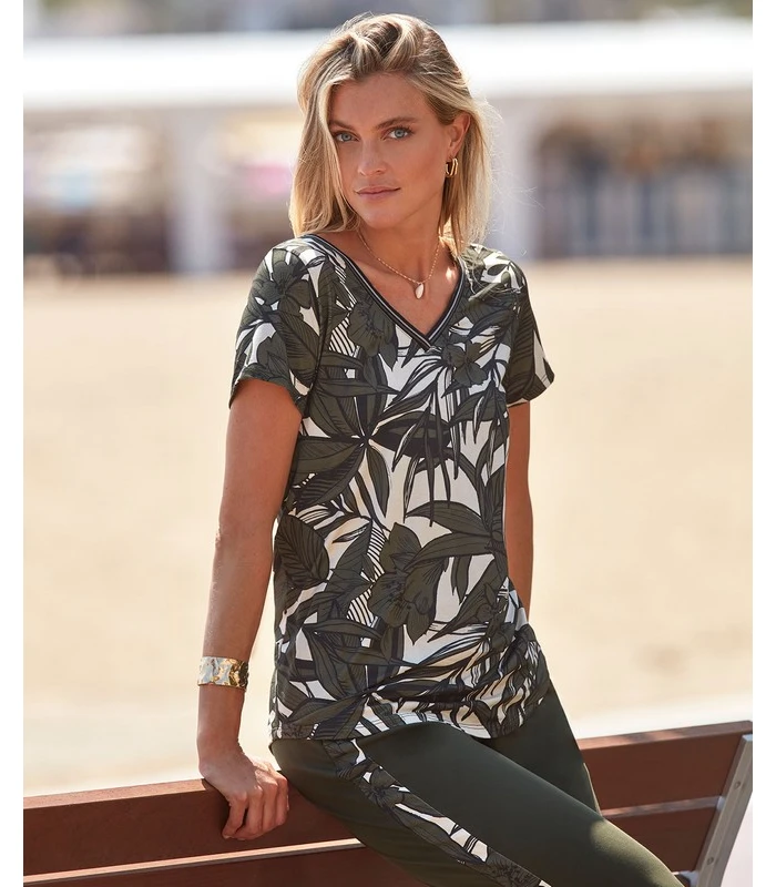 CAMISETA DE MUJER DE MANGA CORTA LOO OASIS JANIRA