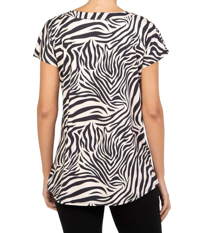 CAMISETA DE MUJER DE MANGA CORTA LOO AFRIKA JANIRA