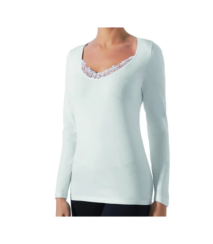 CAMISETA DE MUJER DE MANGA LARGA BETH COTTON JANIRA