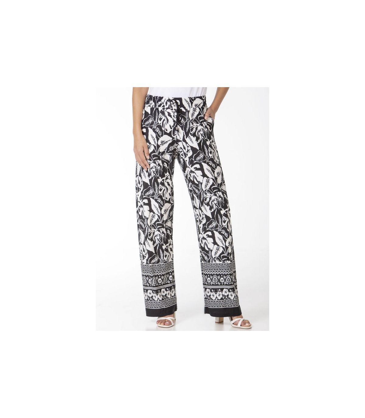 PANTALONES DE MUJER LOO PARADISE ESTAMPADO FLORAL JANIRA