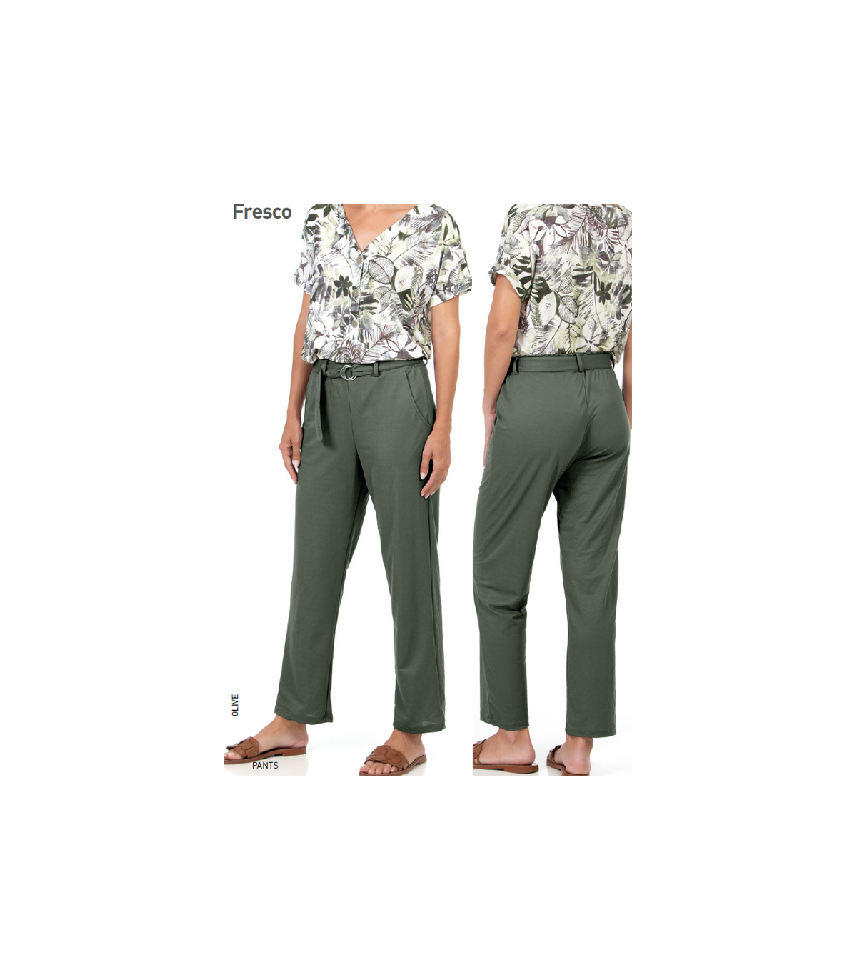 PANTALONES DE MUJER FRESCO LISO  JANIRA
