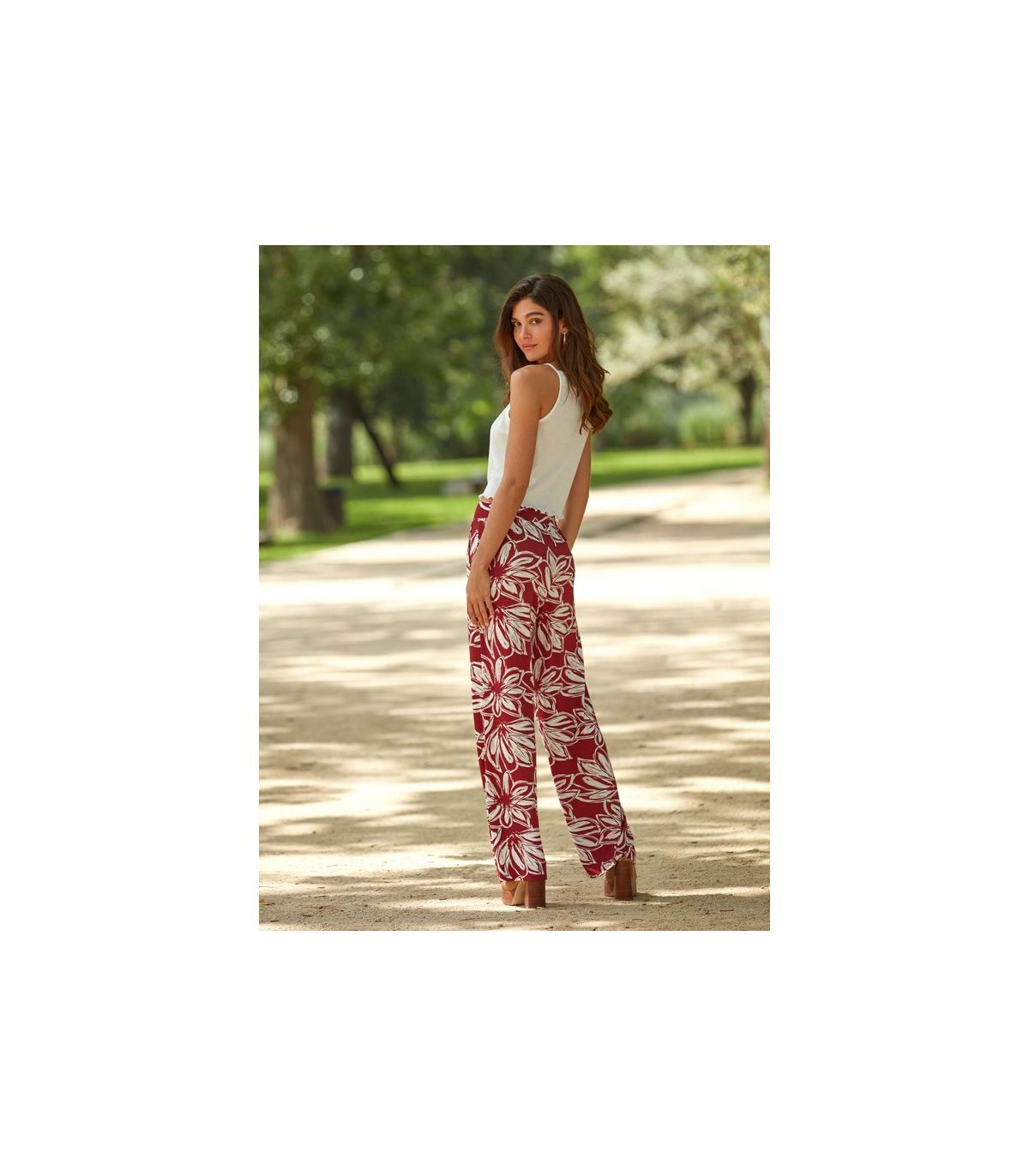 PANTALONES DE MUJER LOO LILYANA ESTAMPADO FLORAL JANIRA