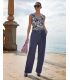PANTALONES DE MUJER LOO FRESCO LISO Y ANCHO JANIRA