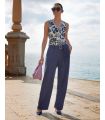 PANTALONES DE MUJER LOO FRESCO LISO Y ANCHO JANIRA