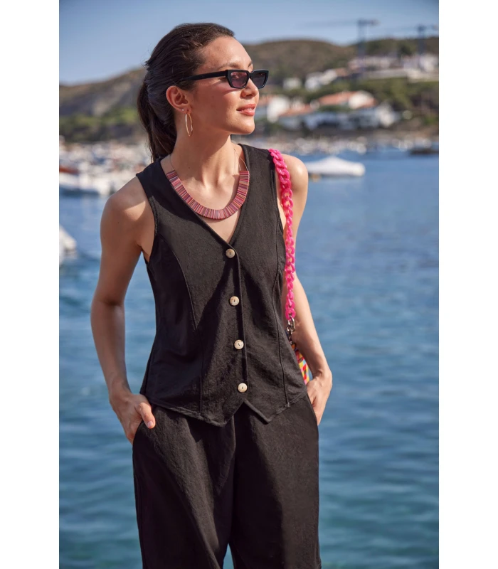 BERMUDA DE MUJER FRESCO 624 LISO  JANIRA
