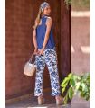 PANTALONES DE MUJER LOO LILYBLU ESTAMPADO FLORAL JANIRA