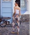 PANTALONES DE MUJER LOO GOLDPALM ESTAMPADO JANIRA