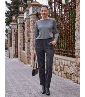 PANTALONES DE MUJER CON RAYA DIPLOMÁTICA REG DIPLOMACY JANIRA