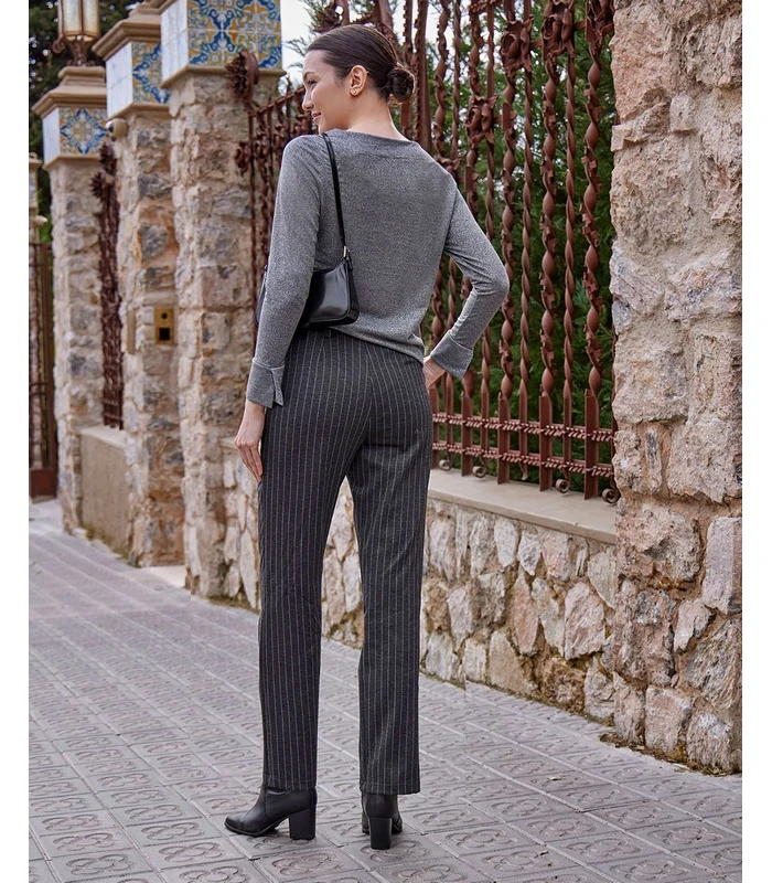 PANTALONES DE MUJER CON RAYA DIPLOMÁTICA REG DIPLOMACY JANIRA