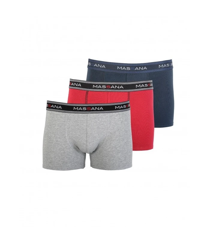 BÓXER DE ALGODÓN ELÁSTICO LISO MASSANA