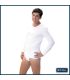 CAMISETA INTERIOR DE HOMBRE TERMAL AFELPADA DE MANGA LARGA ALGODÓN