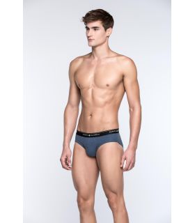 CALZONCILLO SLIP DE ALGODÓN ELÁSTICO BASIX PUNTO BLANCO