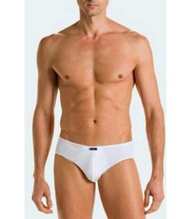 CALZONCILLO SLIP CLÁSICO CON ABERTURA DE ALGODÓN PUNTO BLANCO