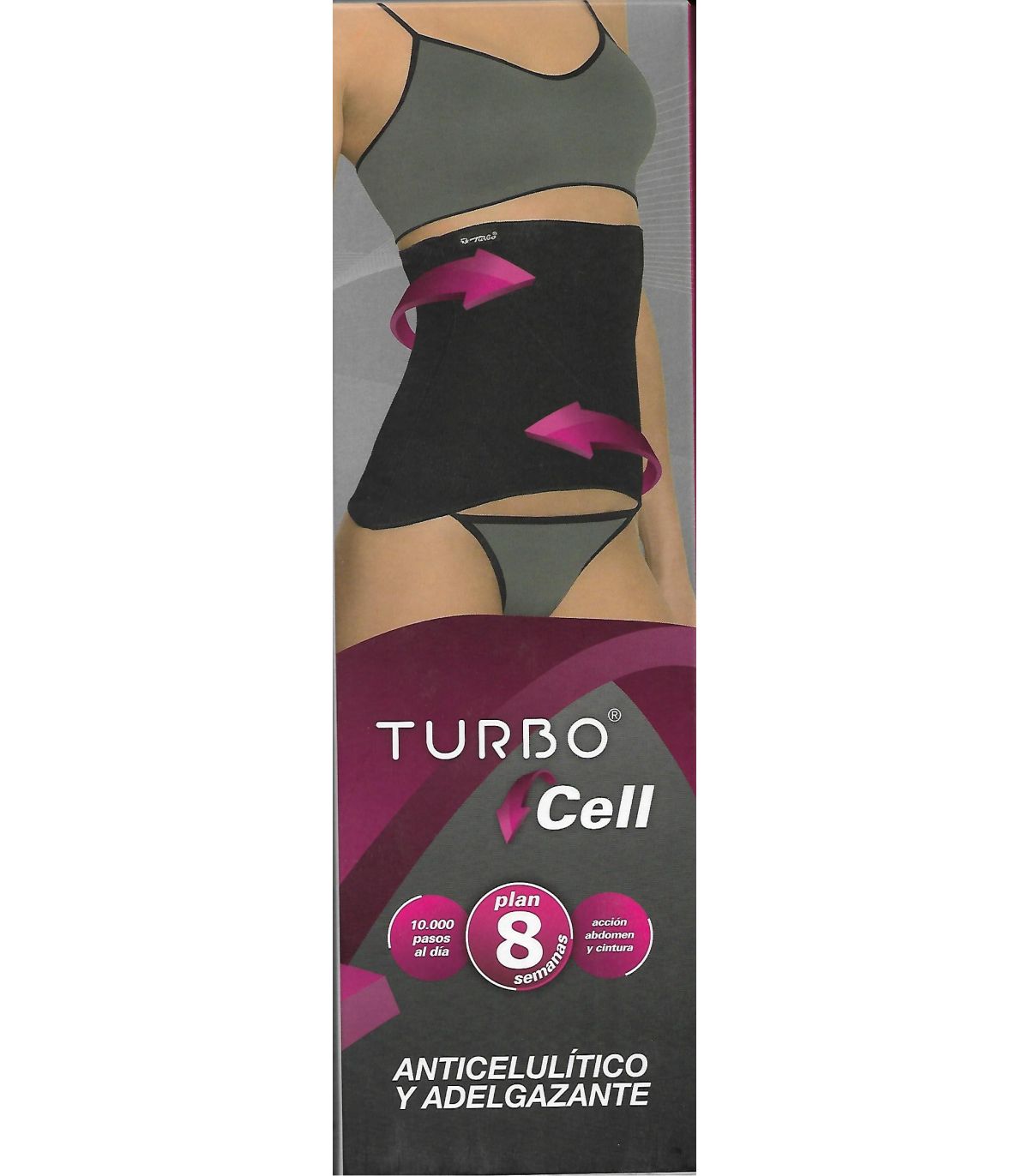 FAJA CINTURA TURBO CELL ADELGAZANTE Y ANTICELULITIS