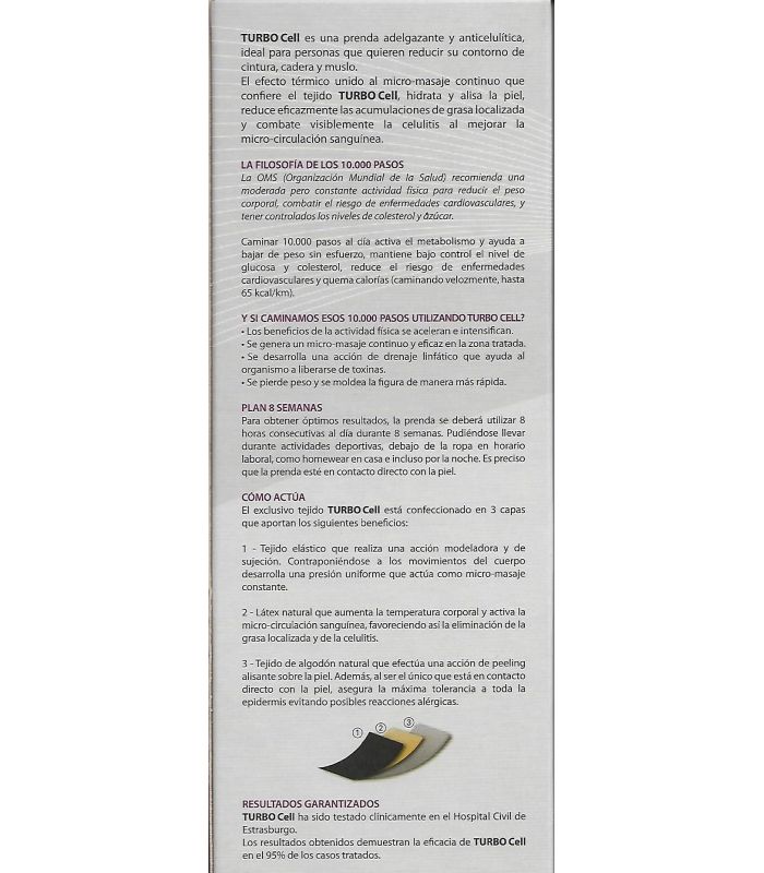 FAJA TURBO CELL ADELGAZANTE Y ANTICELULITIS DE CINTURA JANIRA