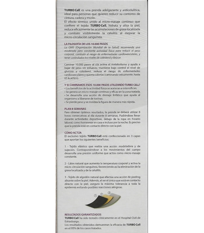 FAJA TURBO CELL ADELGAZANTE Y ANTICELULITIS DE CINTURA JANIRA