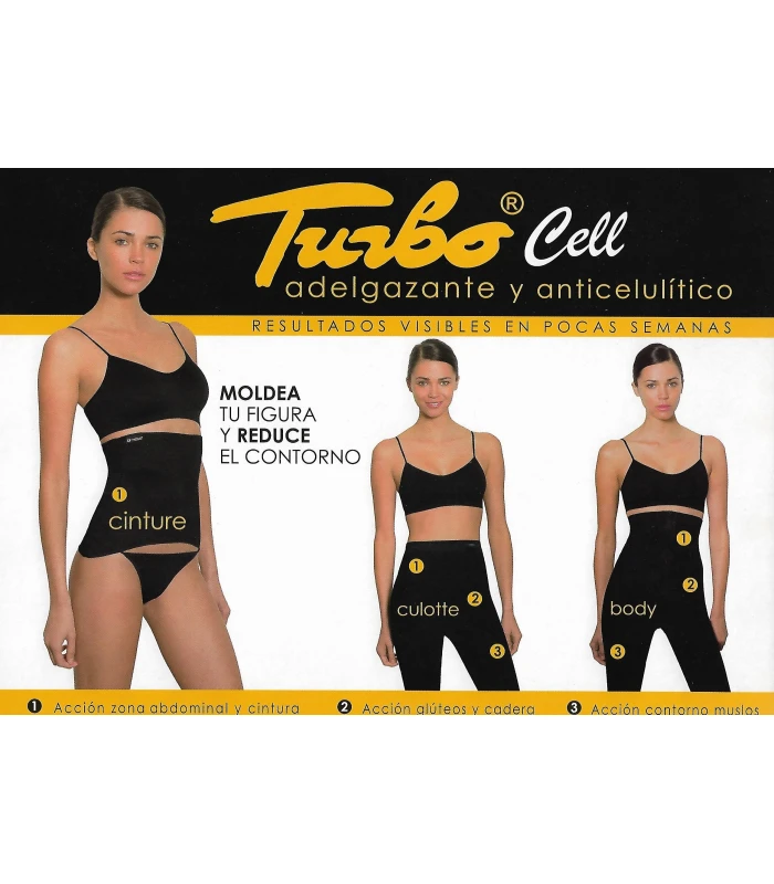 FAJA TURBO CELL ADELGAZANTE Y ANTICELULITIS DE CINTURA JANIRA