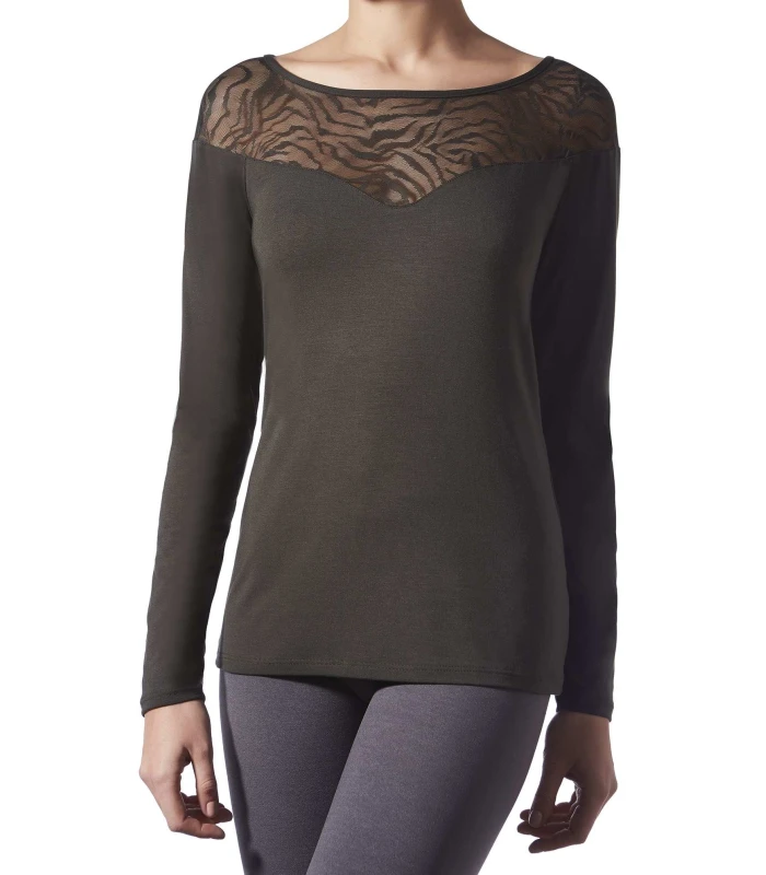 CAMISETA FELINE MODAL MANGA LARGA JANIRA