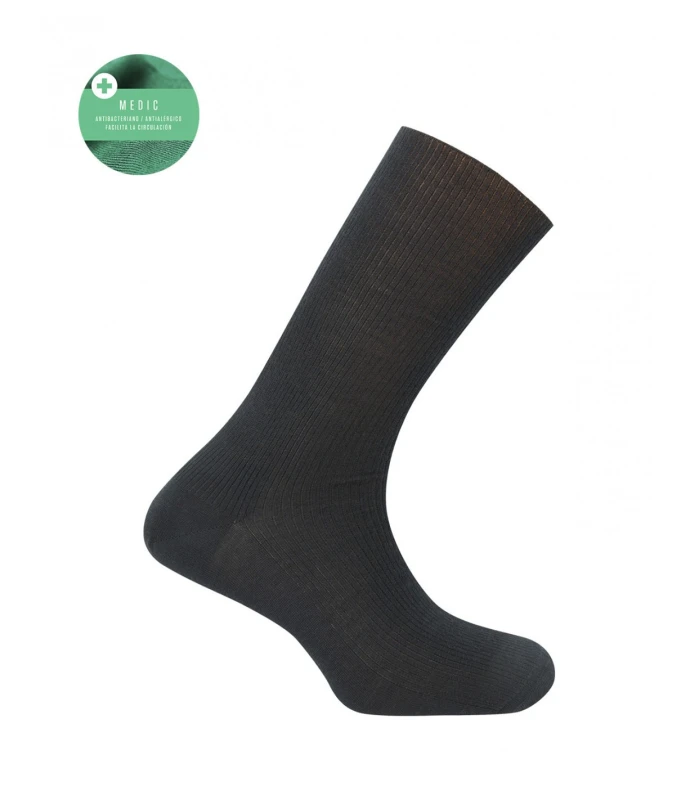 CALCETÍN DE LANA "MEDIC" ANTIPRESIÓN SUPER MERINO