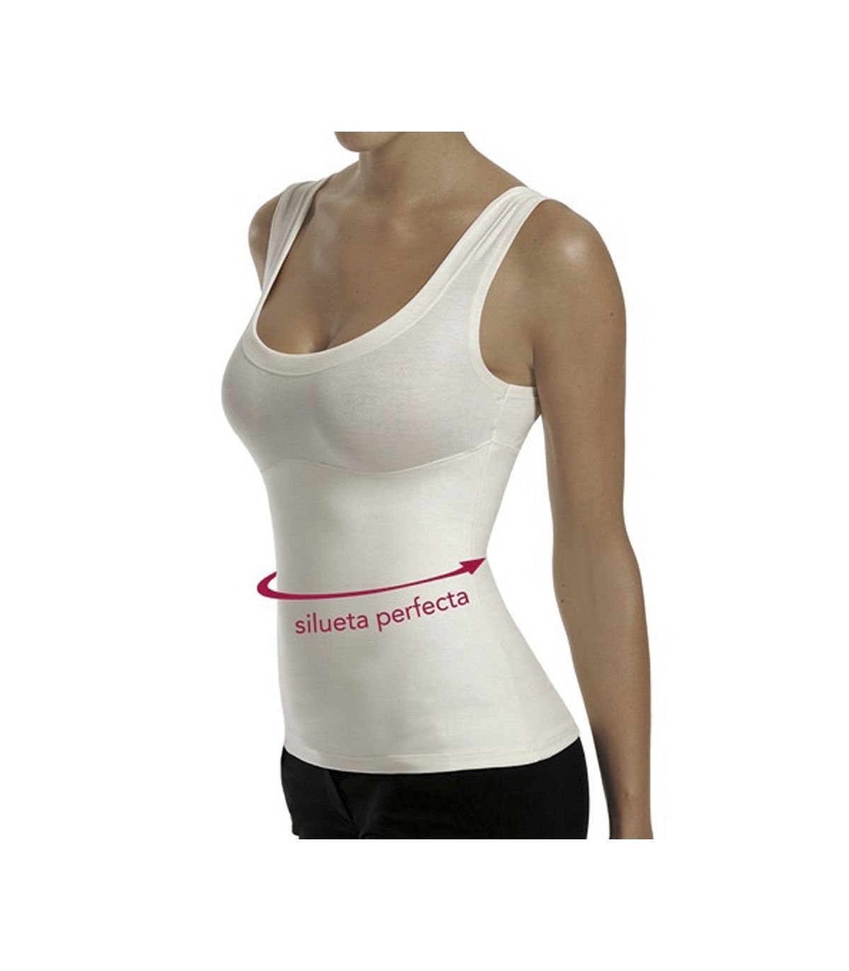 CAMISETA SILUETA SPA MODAL SIN MANGA