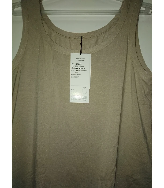 CAMISETA LOO SPA MODAL SIN MANGA CARIBEAN SAND