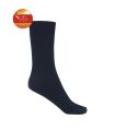 CALCETÍN TÉRMICO DE ORLÓN LISO PUNTO BLANCO MARINO