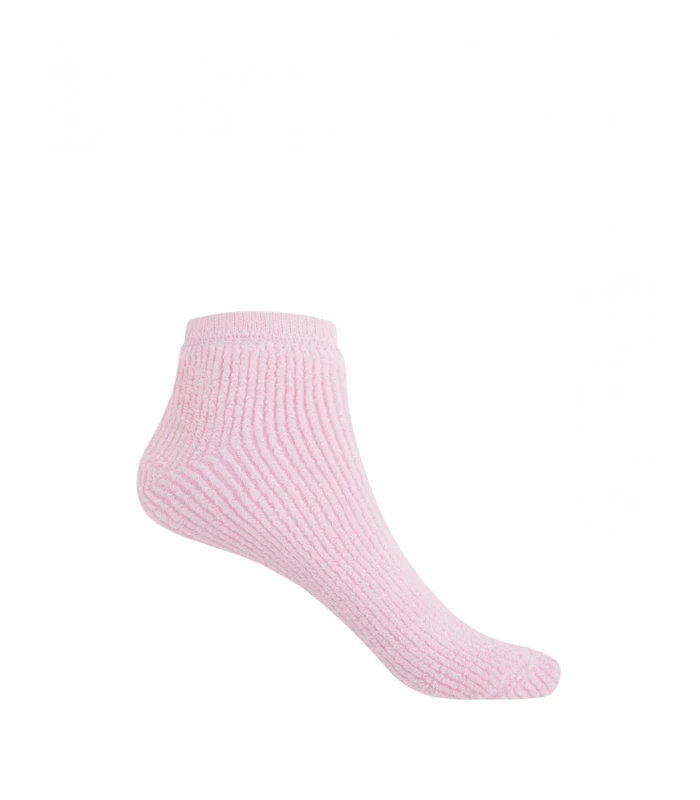CALCETÍN CHATO DE ORLÓN "SWEET HOME" PUNTO BLANCO BEIG