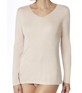 CAMISETA ECOLÓGICA ECO MODAL MANGA LARGA JANIRA