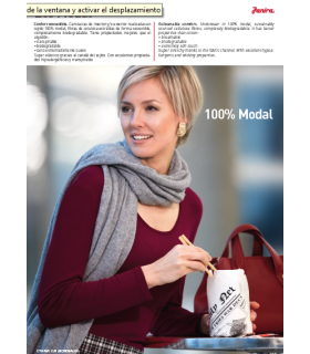 CAMISETA ECOLÓGICA ECO MODAL MANGA LARGA JANIRA